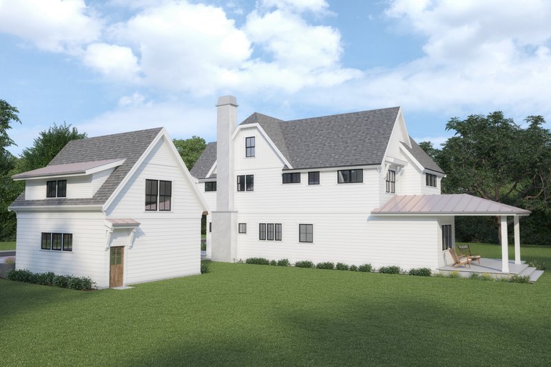 Dream House Plan - Exterior - Other Elevation 1 for Farmhouse House Plan #1070-112 - 5 bed, 5.5 bath