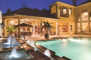Photo 6 for Mediterranean House Plan #135-202 - 6 bed, 5 bath