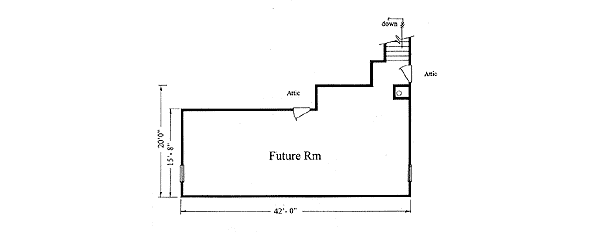 Home Plan - Traditional Floor Plan - Upper Floor Plan #14-101