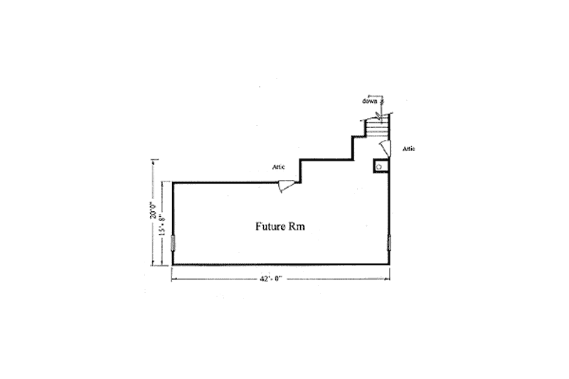 Home Plan - Floor Plan - Upper Floor for Traditional House Plan #14-101 - 4 bed, 3.5 bath