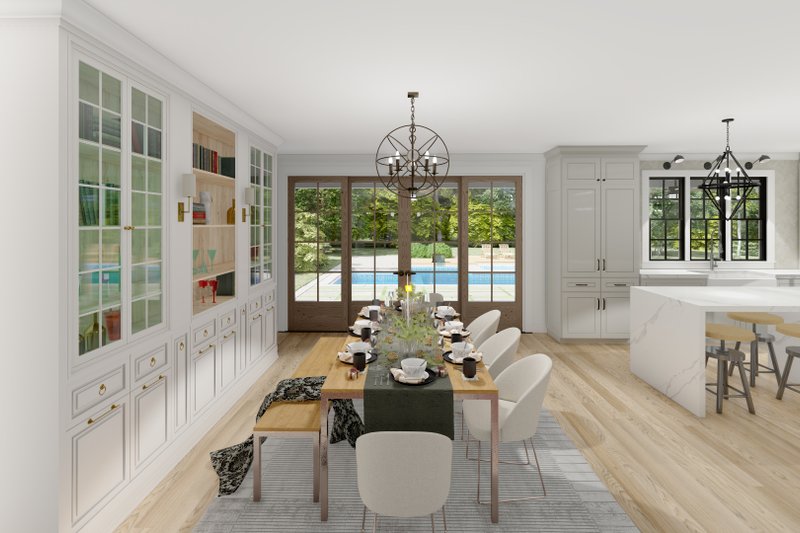 Dream House Plan - Interior - Dining Room for Southern House Plan #1094-7 - 3 bed, 2 bath