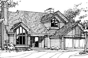 Exterior - Front Elevation Plan #320-476