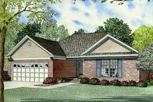 Colonial Exterior - Front Elevation Plan #17-2126