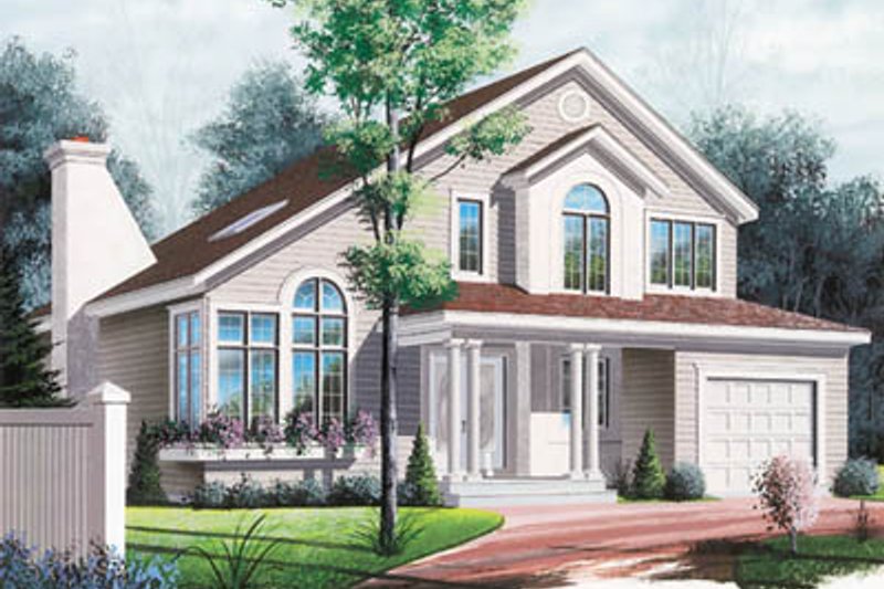 Home Plan - Modern Exterior - Front Elevation Plan #23-240
