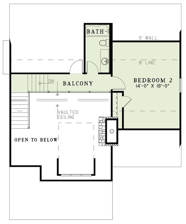 House Plan Design - Mediterranean Floor Plan - Upper Floor Plan #17-3307