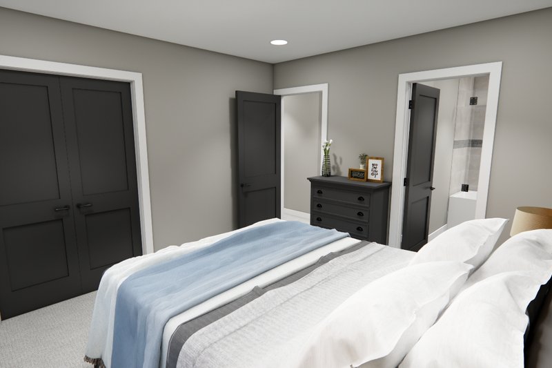 House Design - Interior - Bedroom 3 for Craftsman House Plan #51-1373 - 4 bed, 3.5 bath