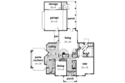 European Style House Plan - 4 Beds 3.5 Baths 3499 Sq/Ft Plan #45-213 