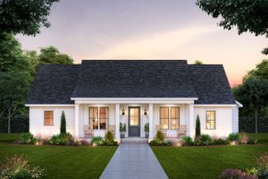 Home Plan - Farmhouse Exterior - Front Elevation Plan #1074-47