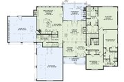 Country Style House Plan - 4 Beds 3.5 Baths 3978 Sq/Ft Plan #17-3341 
