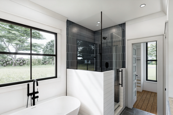 Interior - Master Bathroom 1 for Barndominium House Plan #1074-114 - 3 bed, 2 bath