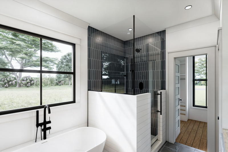 Architectural House Design - Interior - Master Bathroom 1 for Barndominium House Plan #1074-114 - 3 bed, 2 bath