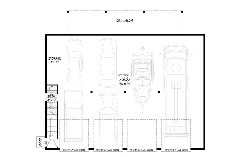 House Plan Design - Floor Plan - Main Floor for Traditional House Plan #932-407 - 2 bed, 2.5 bath
