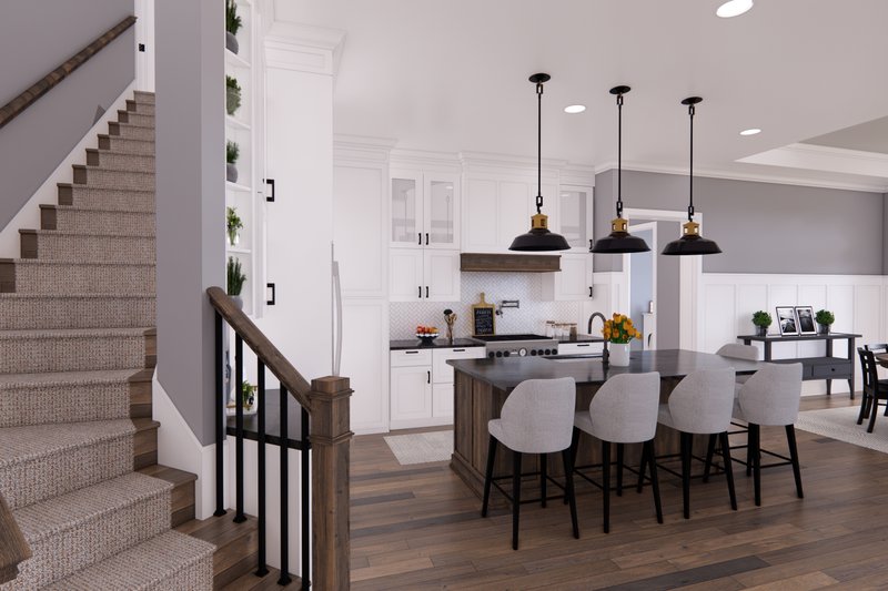 House Blueprint - Interior - Kitchen 4 for Farmhouse House Plan #51-1249 - 3 bed, 2 bath