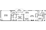 European Style House Plan - 3 Beds 2.5 Baths 2062 Sq/Ft Plan #124-876 