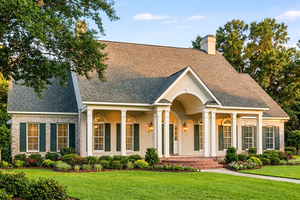 Architectural House Design - Exterior - Front Elevation for Southern House Plan #406-104 - 3 bed, 2.5 bath