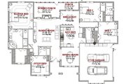 Southern Style House Plan - 3 Beds 3 Baths 2726 Sq/Ft Plan #63-349 