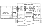 Craftsman Style House Plan - 3 Beds 2.5 Baths 2736 Sq/Ft Plan #117-472 
