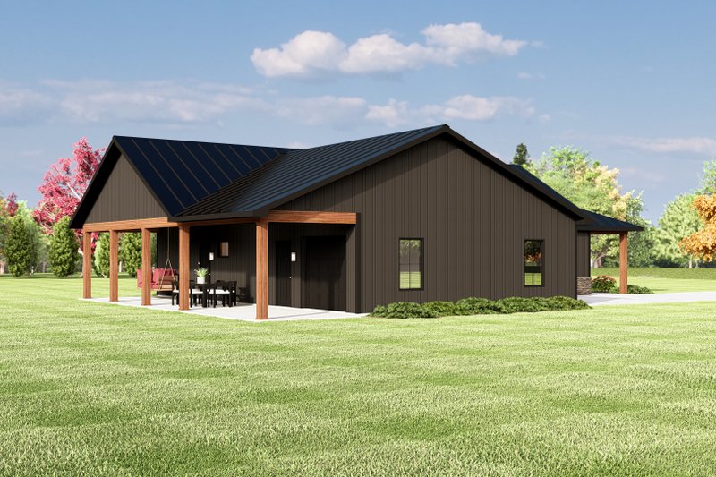 Home Plan - Exterior - Other Elevation 2 for Country House Plan #1064-330 - 1 bed, 1.5 bath