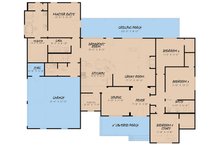 Home Plan - Farmhouse Floor Plan - Main Floor Plan #923-157