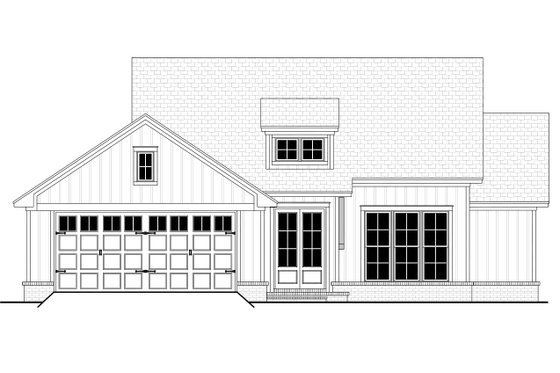 Exterior - Front Elevation 4 for Farmhouse House Plan #430-253 - 3 bed, 2 bath
