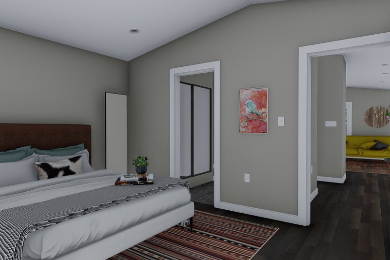 Architectural House Design - Interior - Master Bathroom for Barndominium House Plan #1060-97 - 1 bed, 1 bath