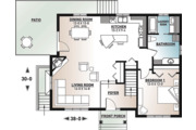 Country Style House Plan - 3 Beds 2 Baths 2134 Sq/Ft Plan #23-2685 