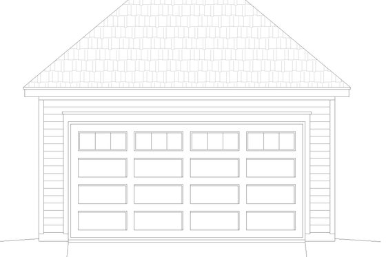 Exterior - Front Elevation 3 for Country House Plan #932-233, 0 bath