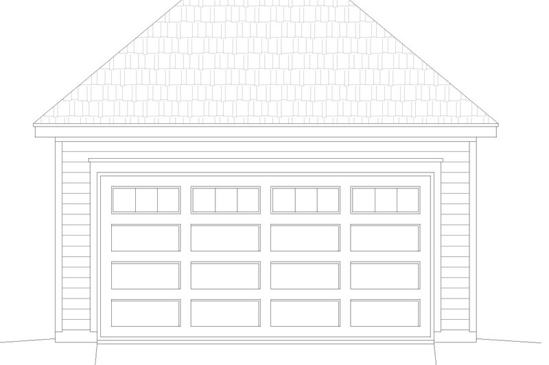 Home Plan - Exterior - Front Elevation 3 for Country House Plan #932-233, 0 bath