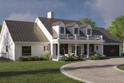Colonial Style House Plan - 3 Beds 2 Baths 2321 Sq/Ft Plan #455-415 