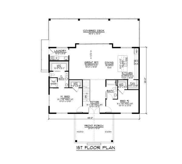 House Plan Design - Modern Floor Plan - Main Floor Plan #1064-280