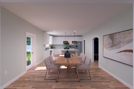 Interior - Dining Room 1 for Farmhouse House Plan #1060-250 - 3 bed, 2.5 bath