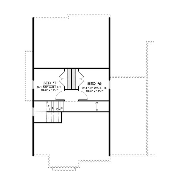 Architectural House Design - Floor Plan - Other Floor for Traditional House Plan #1064-502 - 7 bed, 4.5 bath