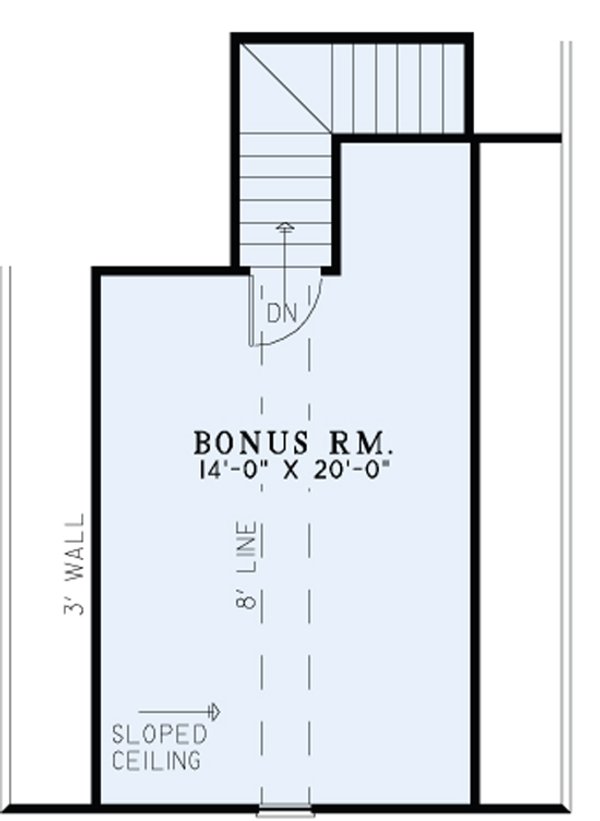 European Floor Plan - Upper Floor Plan #17-2458