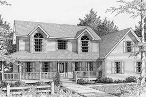 Traditional Exterior - Front Elevation Plan #112-121