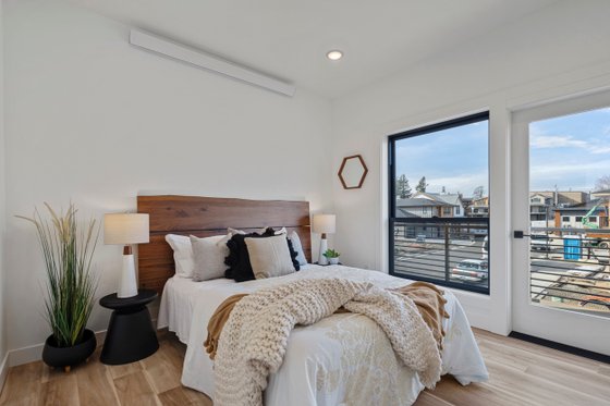 Interior - Bedroom 3 for Contemporary House Plan #1070-228 - 2 bed, 2.5 bath