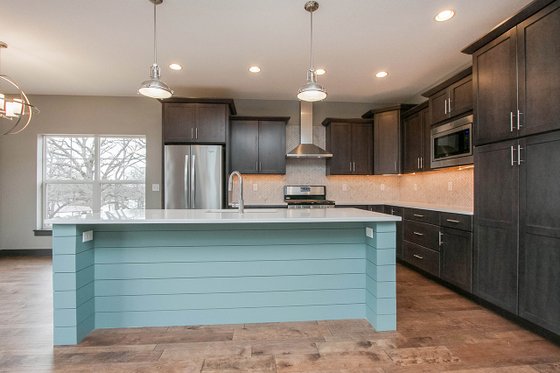 Interior - Kitchen 2 for Ranch House Plan #70-1497 - 3 bed, 3 bath