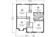 Traditional Style House Plan - 3 Beds 1.5 Baths 2288 Sq/Ft Plan #25-2043 