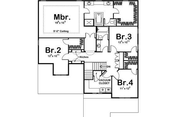 2700 square foot 4 bedroom 3 bath craftsman house plan