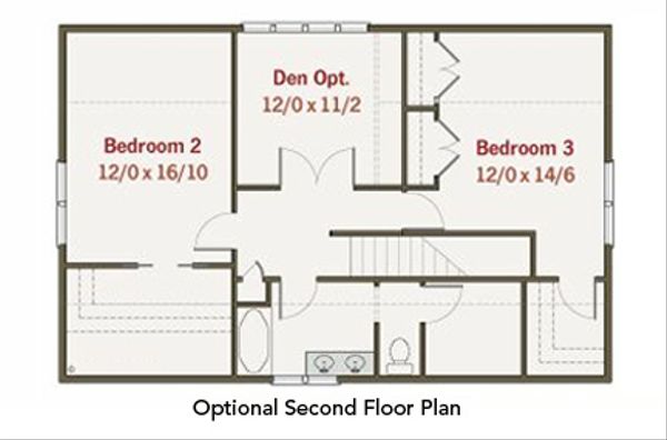 Craftsman Floor Plan - Other Floor Plan #461-24