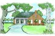 Cottage Style House Plan - 3 Beds 2 Baths 1381 Sq/Ft Plan #36-309 