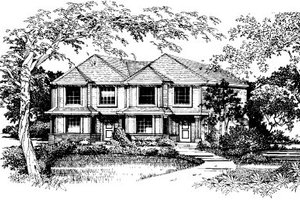 Traditional Exterior - Front Elevation Plan #303-124
