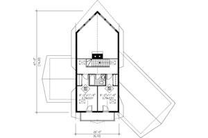 Floor Plan - Upper Floor House Plan #25-2289 - 3 bed, 3 bath