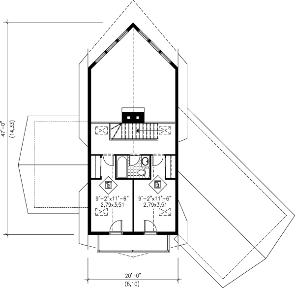 Floor Plan - Upper Floor Plan #25-2289