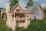 Ranch Style House Plan - 1 Beds 1.5 Baths 1191 Sq/Ft Plan #923-448 Exterior 