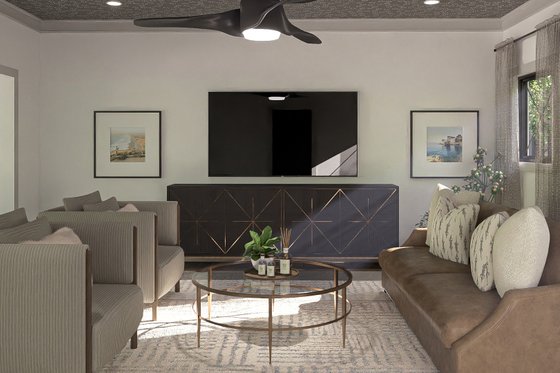 Interior - Other 1 for Craftsman House Plan #455-437, 1 bath