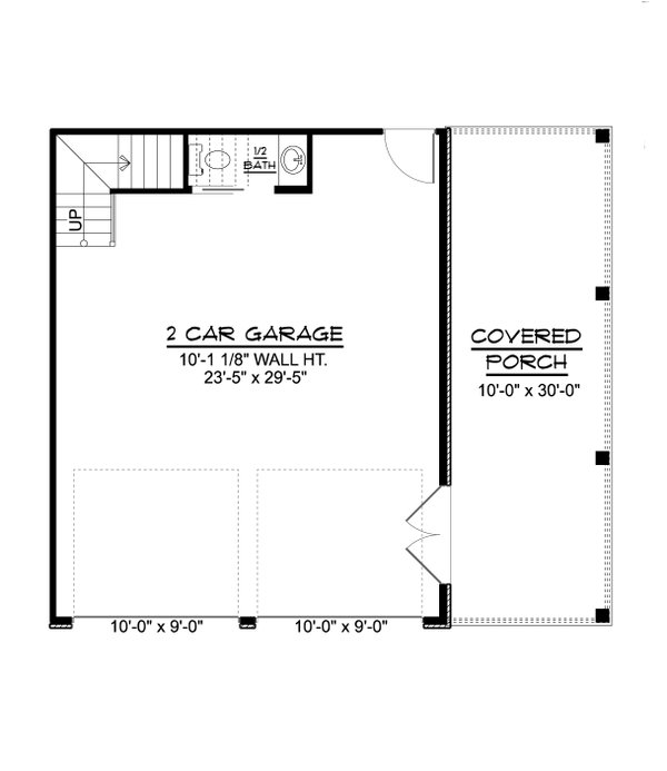 Country Floor Plan - Main Floor Plan #1064-240