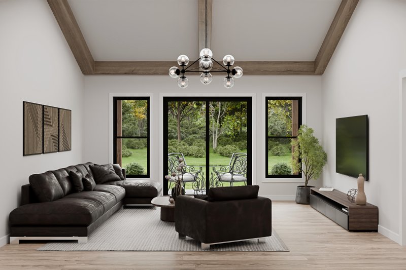 Dream House Plan - Interior - Family Room for Country House Plan #1089-66 - 3 bed, 2 bath