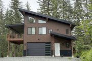 Contemporary Style House Plan - 2 Beds 2 Baths 1359 Sq/Ft Plan #932-339 