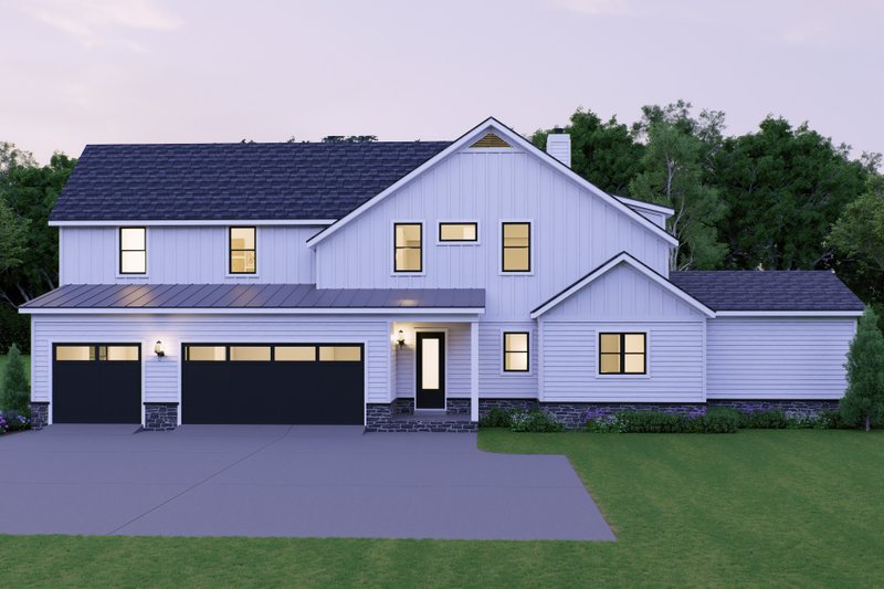 House Blueprint - Exterior - Other Elevation for Farmhouse House Plan #932-1434 - 5 bed, 5.5 bath