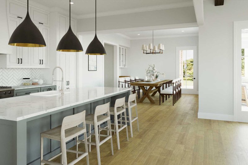 House Plan Design - Interior - Dining Room for Tudor House Plan #1079-6 - 4 bed, 3.5 bath